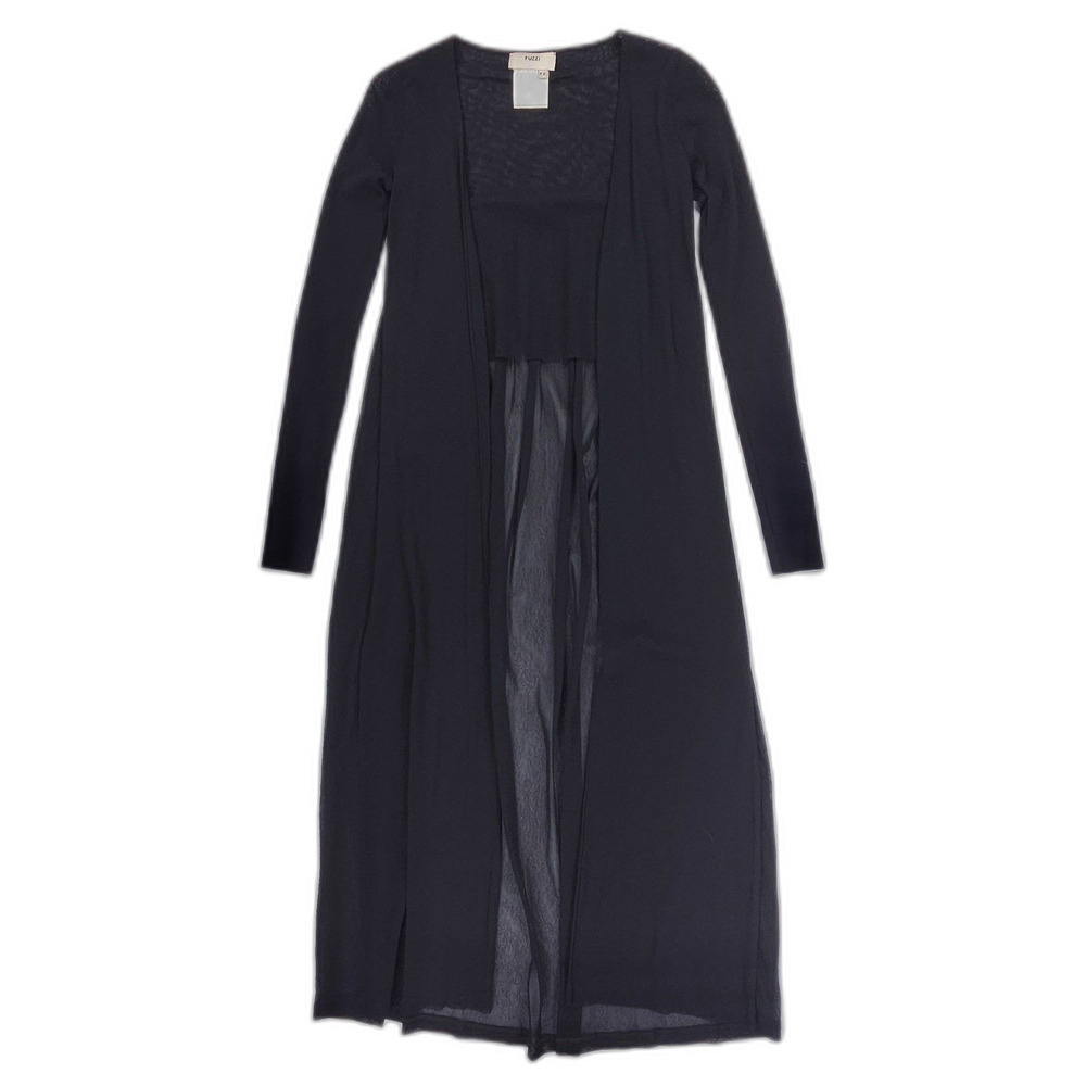 NEW Fuzzi Jean Paul Gaultier 90s Sheer Mesh Duster Cardigan Clean Girl 90s Y2k